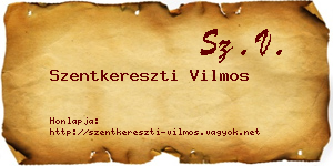 Szentkereszti Vilmos névjegykártya